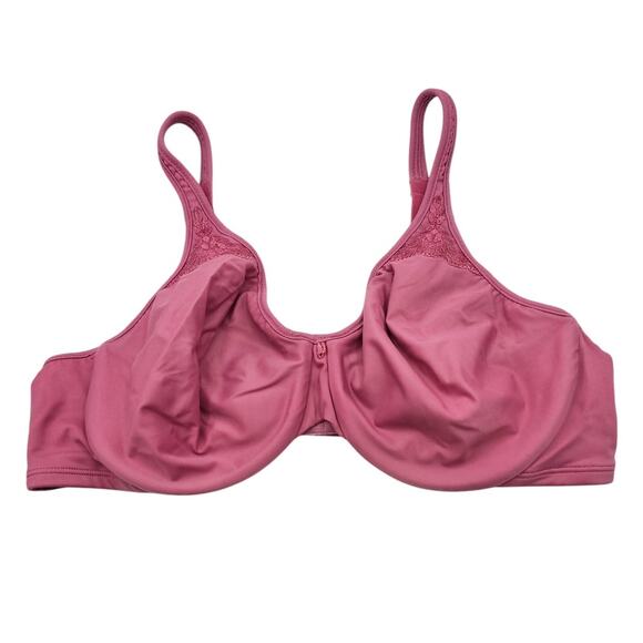 Bali Womens Sz 36C Unlined T Shirt Bra Dusty Rose Pink - Picture 1 of 5